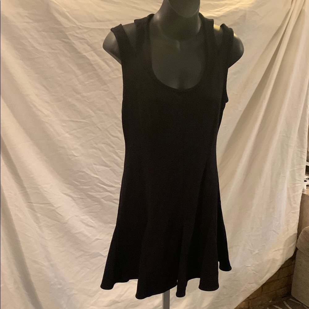 Rebecca Minkoff Black Fit and Flare Mini Dress - Picture 1 of 7